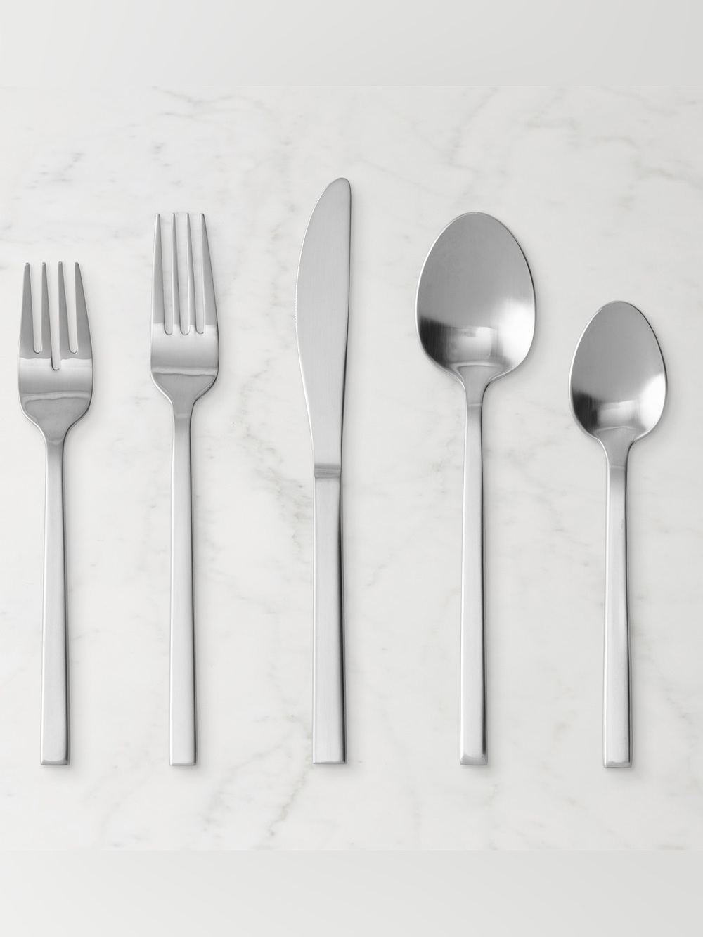 NIB FORTESSA 20 Piece Arezzo Flatware Sets Brushed Silver 5916